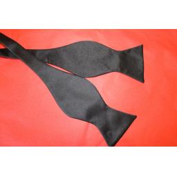 Self Tie Straight End Thistle Bow Tie Classic Black NEW Perfect For Parties & Balls