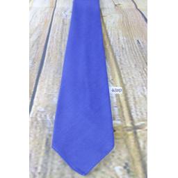 Superb Vintage 1940s/1950s Pilgrim Cravats Plain Classic Blue Tie 3" Wide