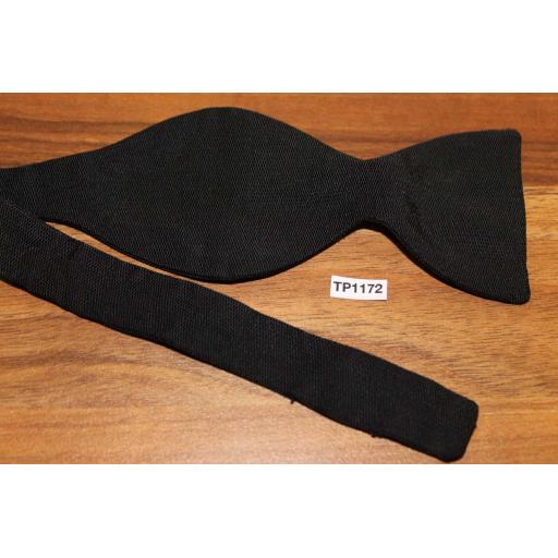 Vintage Akco Classic Black Pre-Tied Bow Tie One Size Fits All