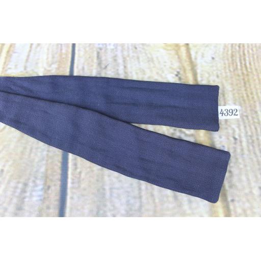 Vintage Classic Navy Self Tie Adjustable Straight End Skinny Bow Tie